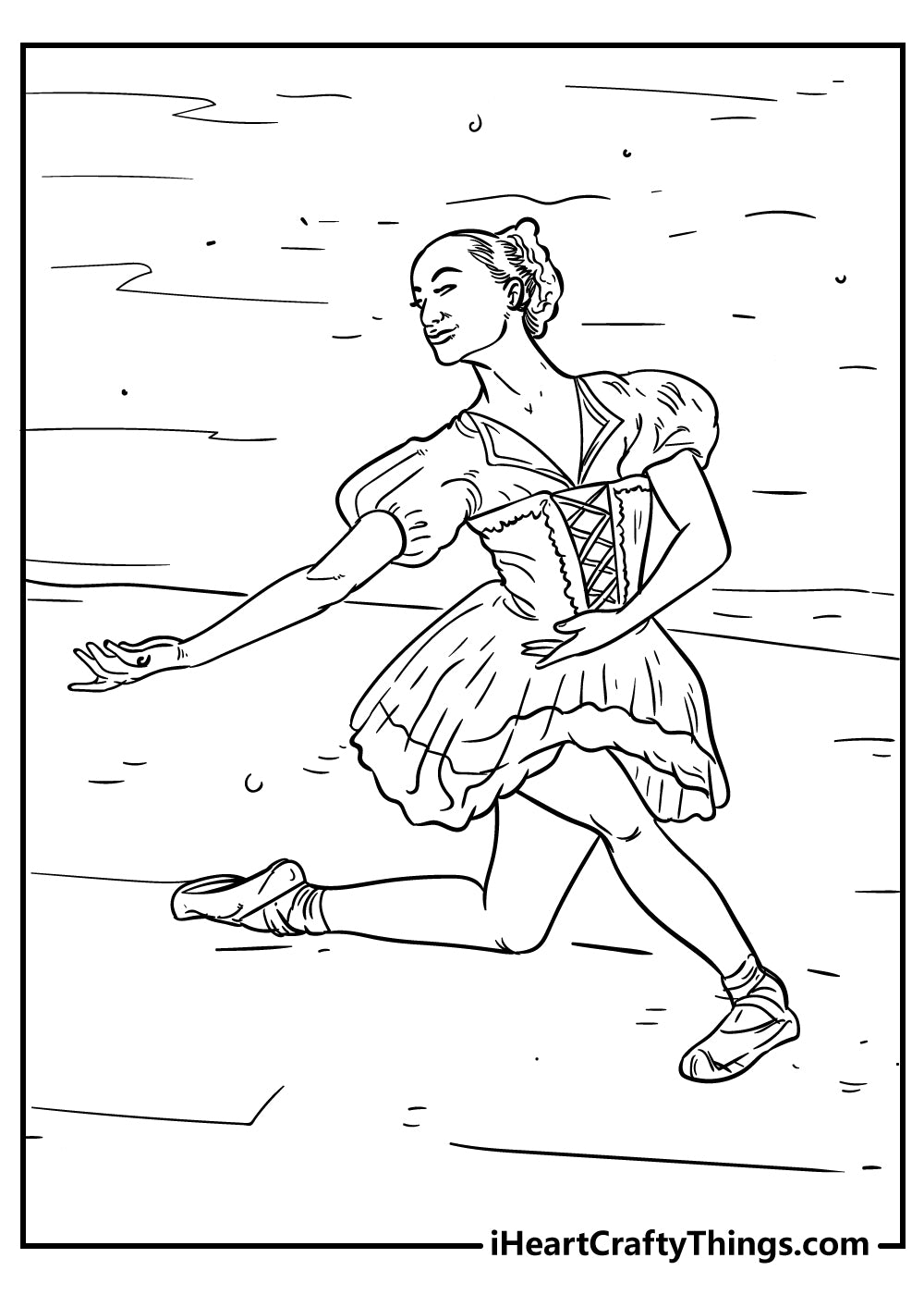 Ballet Coloring Book - 25 pages