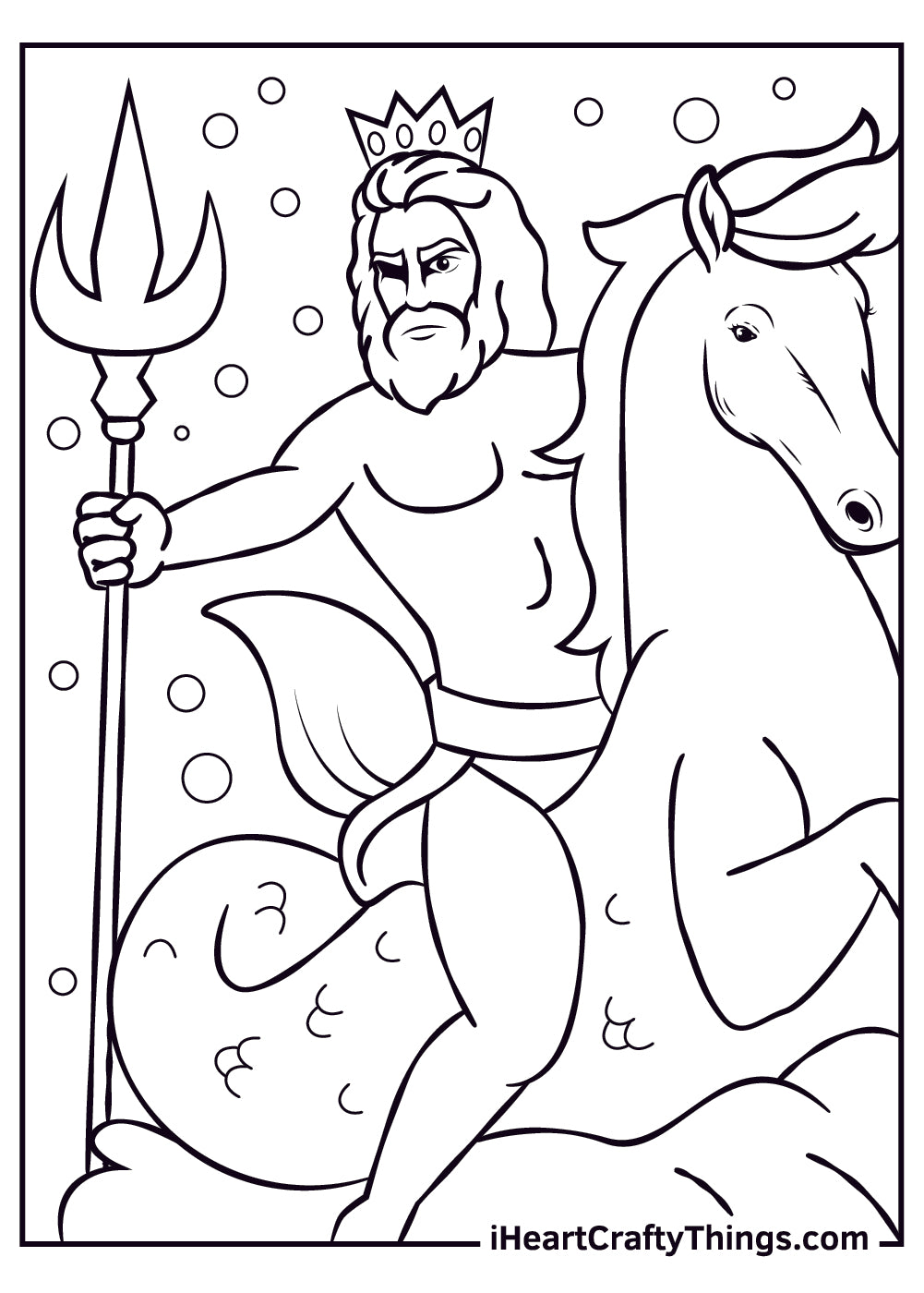Fantasy And Mythology Coloring Book - 15 pages