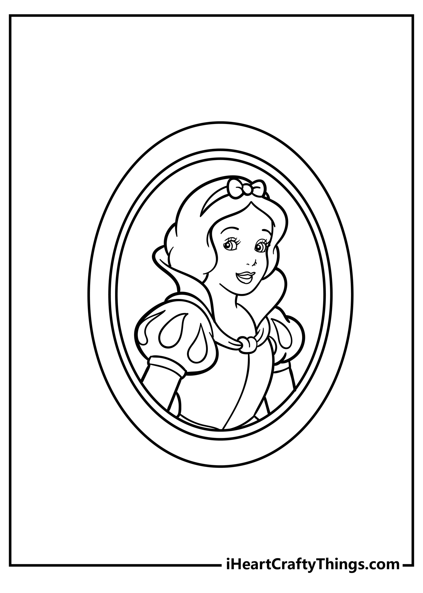 Snow White Coloring Book - 20 pages