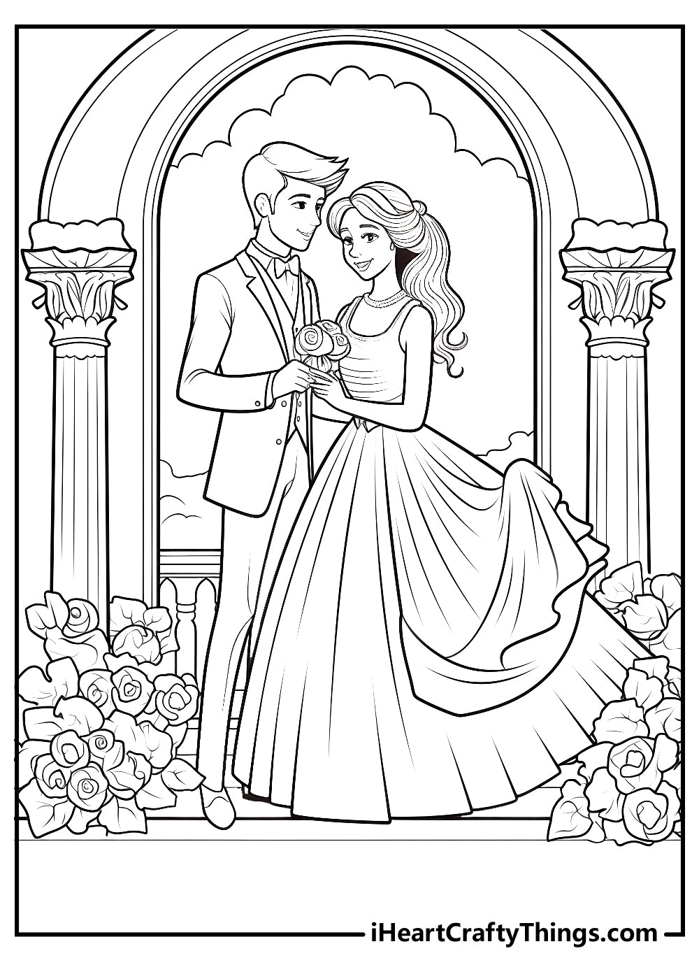 Wedding Coloring Book - 15 pages