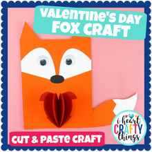 Load image into Gallery viewer, Fox Paper Animal Craft