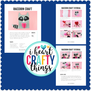 Raccoon Paper Animal Craft