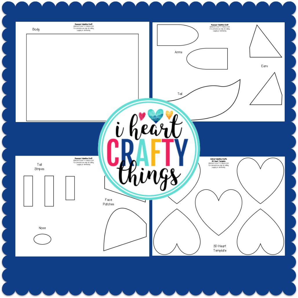 Raccoon Paper Animal Craft