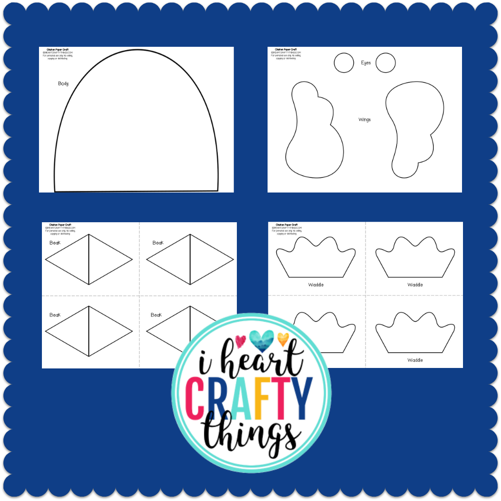 Chicken Animal Craft
