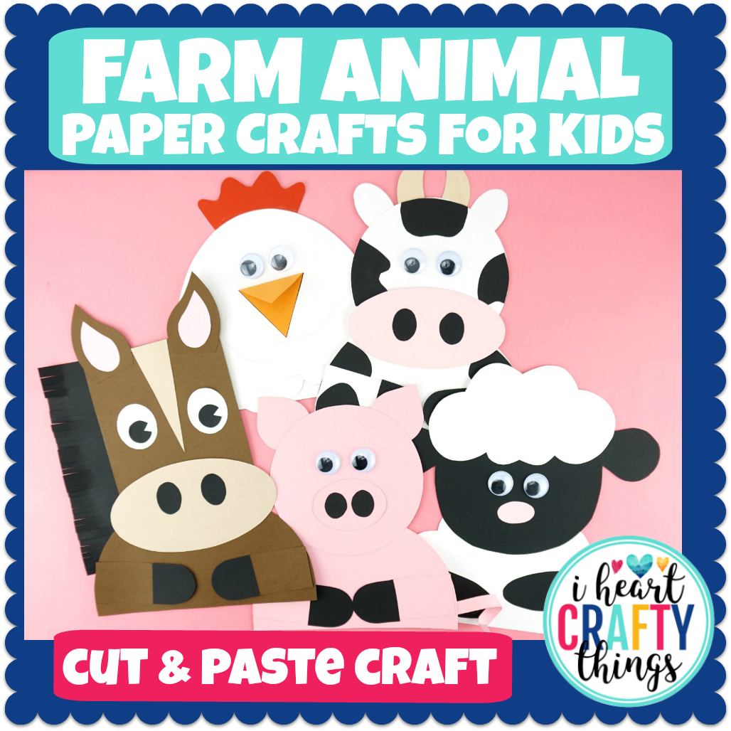 Farm Animal Crafts Bundle Pack – I Heart Crafty Things