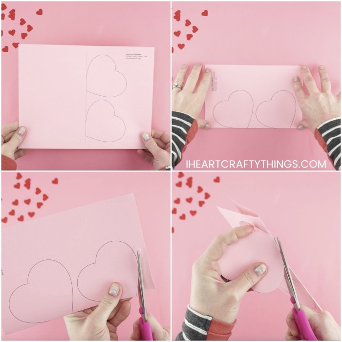 Heart-Shaped Valentine's Day Card - I Heart Crafty Things