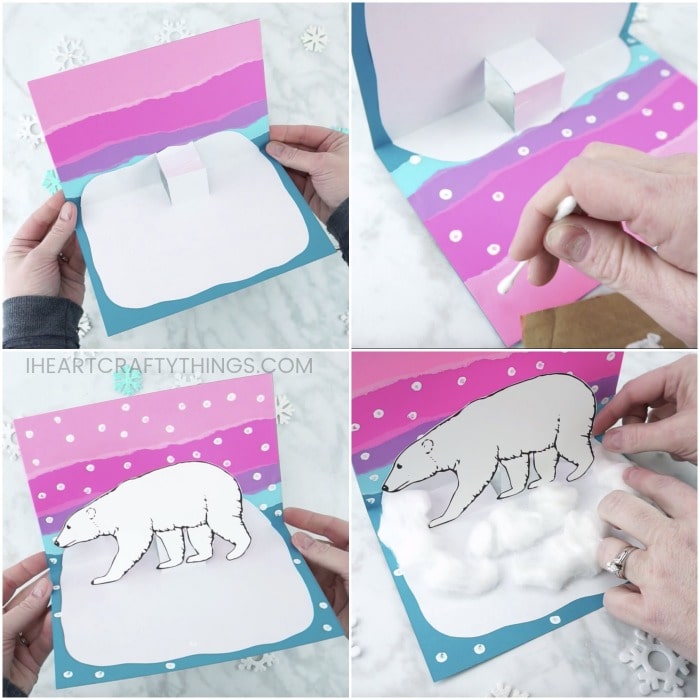 Awesome Pop - up Polar Bear Craft Idea