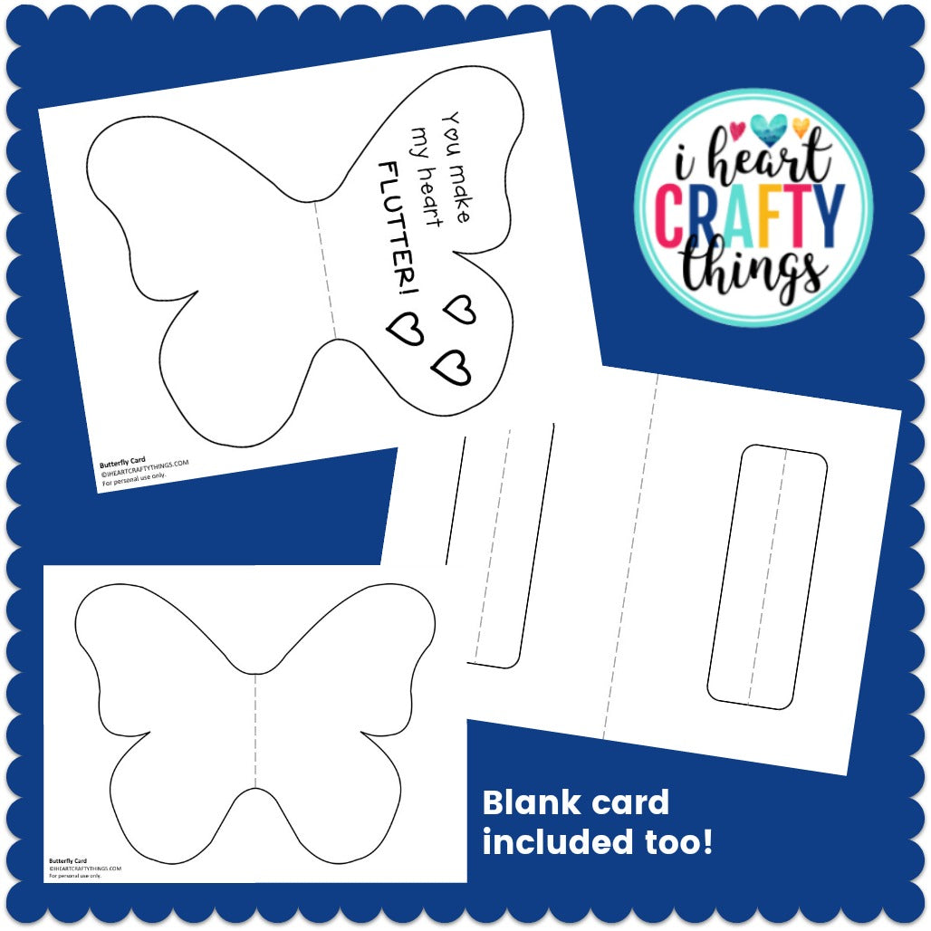 Simple Butterfly Card for Kids – I Heart Crafty Things