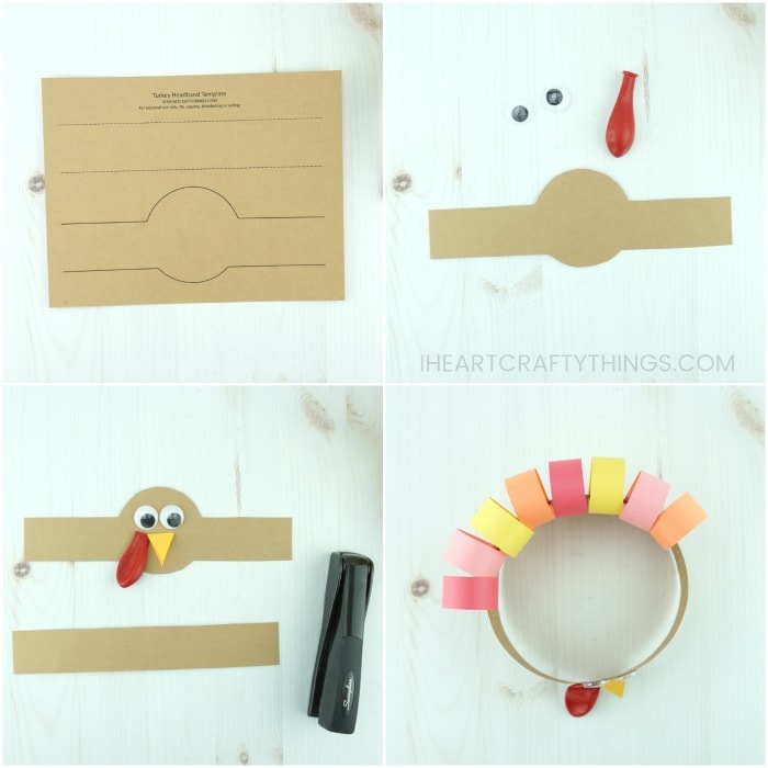 Turkey Headband Thanksgiving Craft