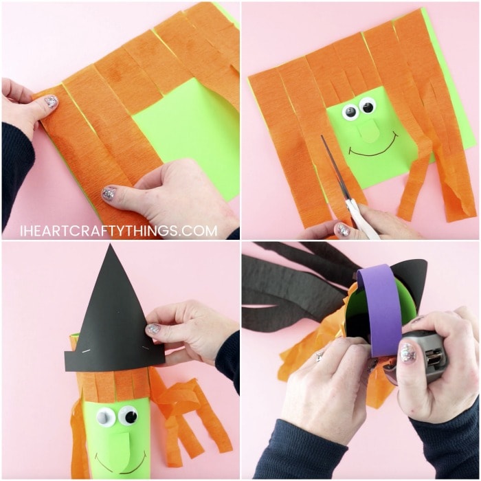 Halloween Windsocks craft - Make a Jack-o-Lantern, Witch, Bat, Mummy or Ghost!