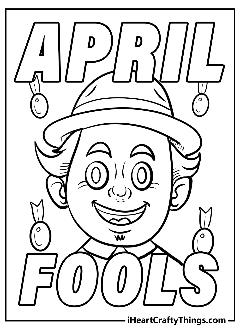 April Coloring Book - 15 pages