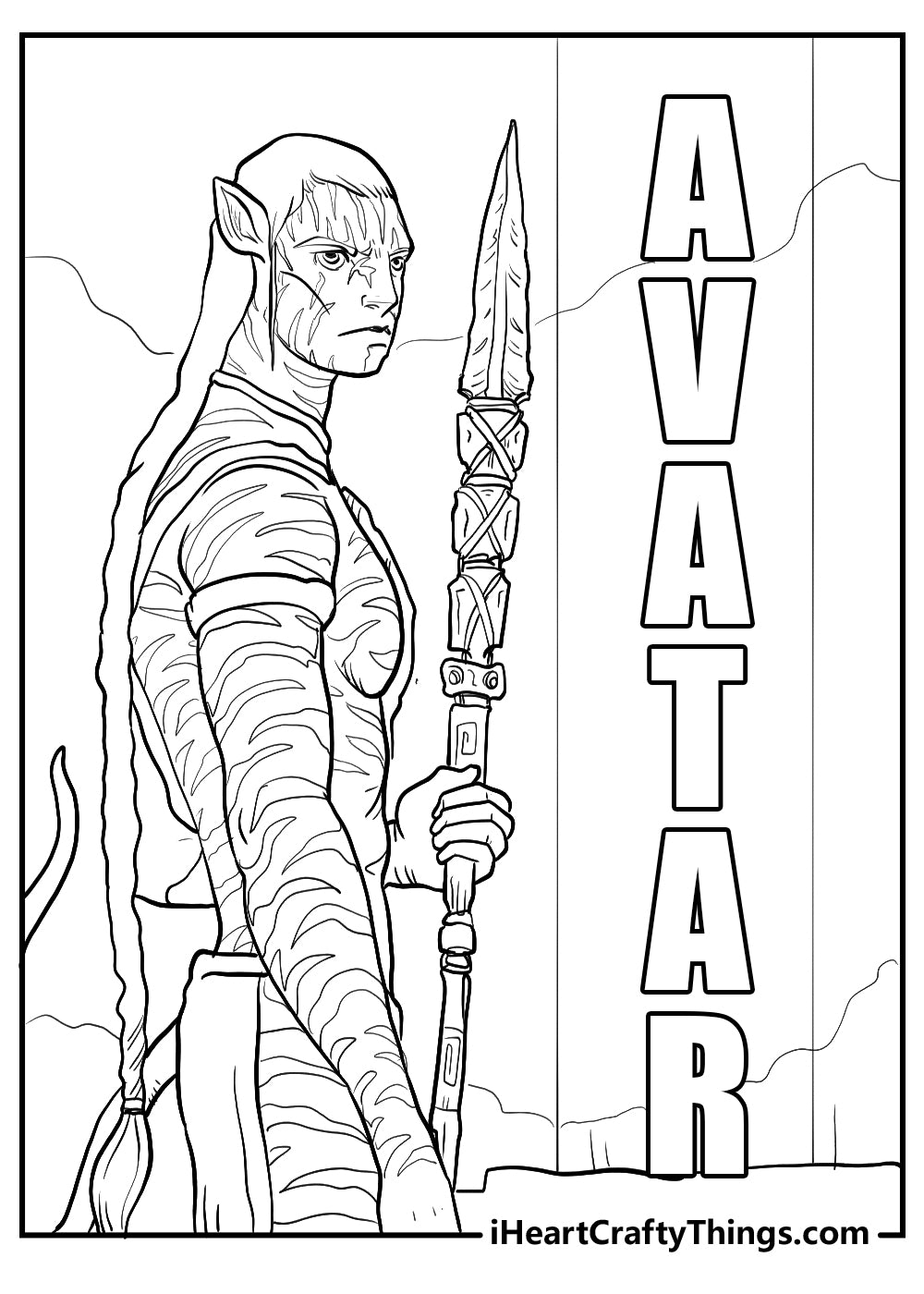 Avatar Coloring Book - 15 pages