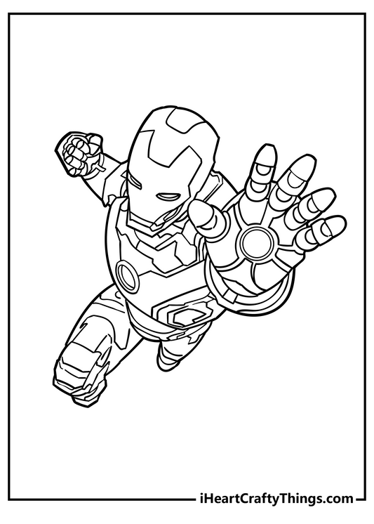 Avengers Coloring Book - 30 pages