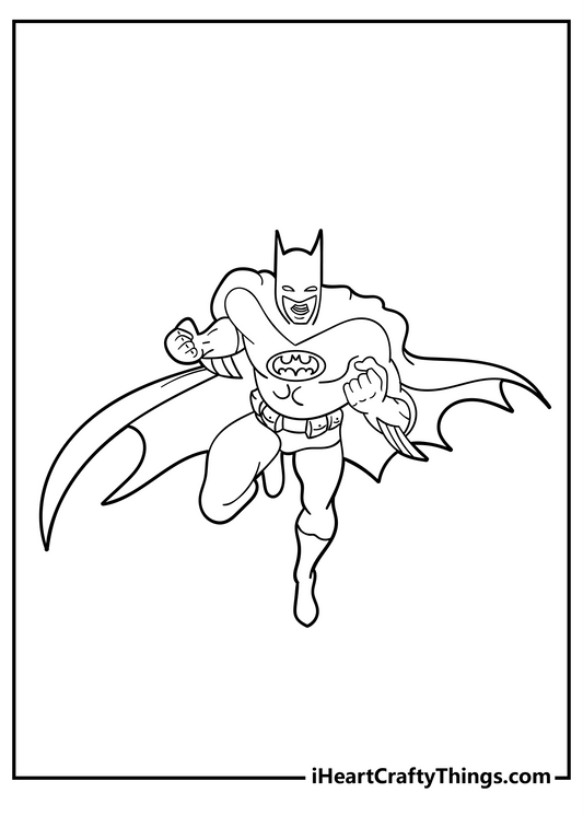 Batman Coloring Book - 25 pages