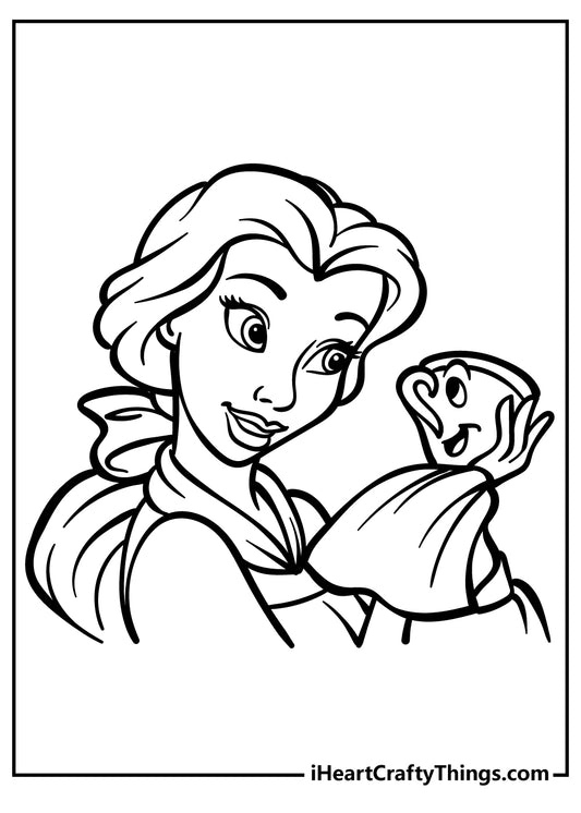 Belle Coloring Book - 20 pages