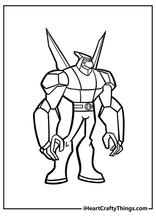 Ben 10 Coloring Book - 20 pages