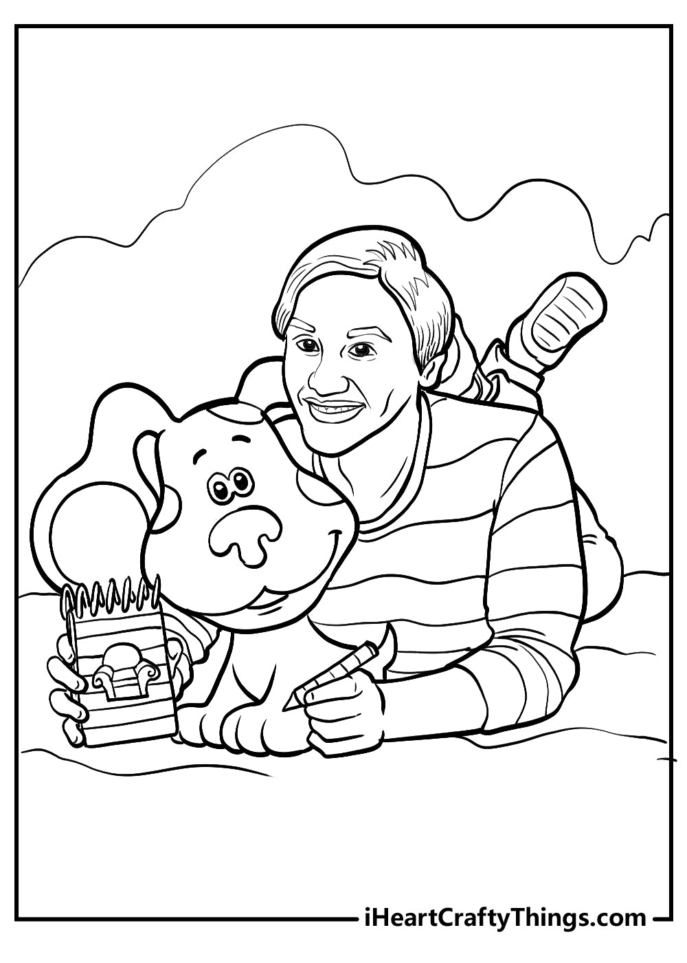 Blue's Clues Coloring Book - 15 pages