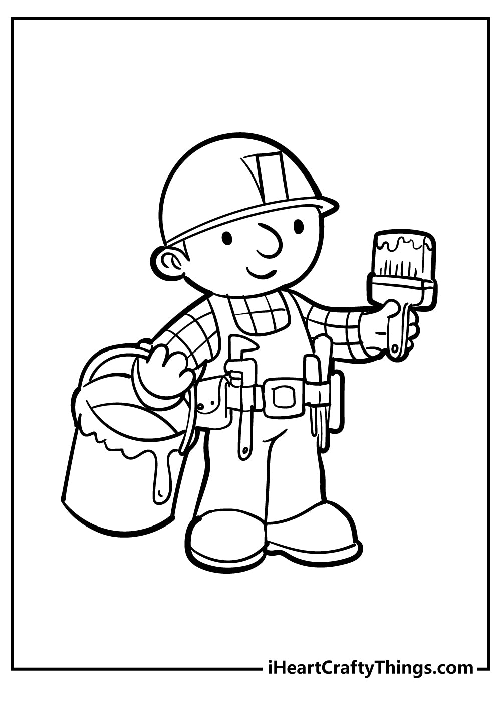 Bob The Builder Coloring Book - 15 pages