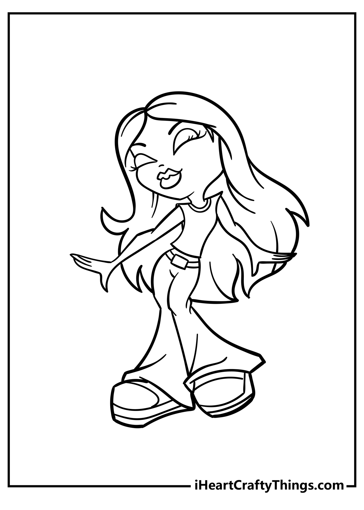 Bratz Coloring Book - 20 pages