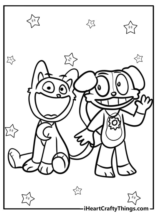 CatNap Coloring Book - 18 pages