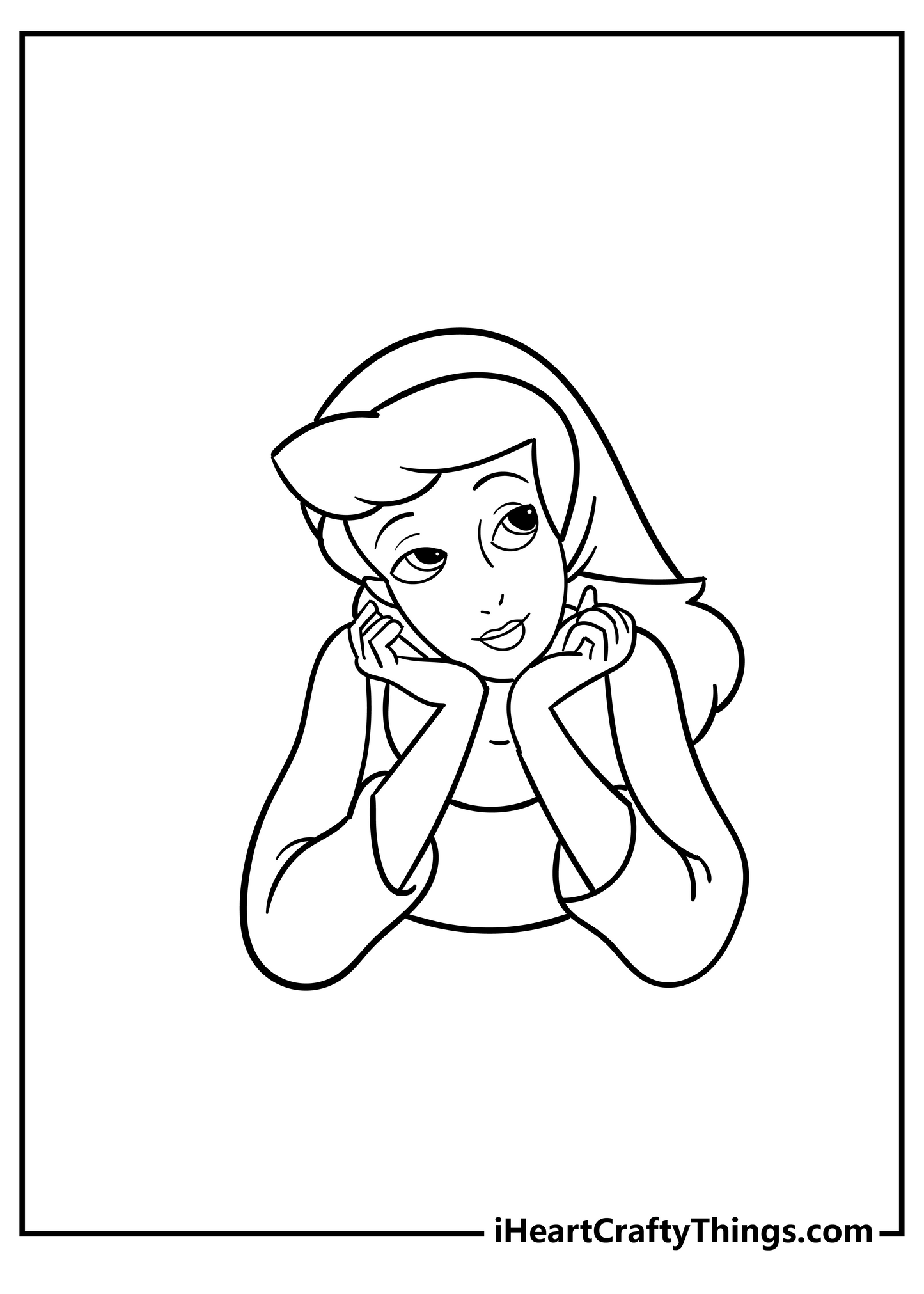 Cinderella Coloring Book - 30 pages