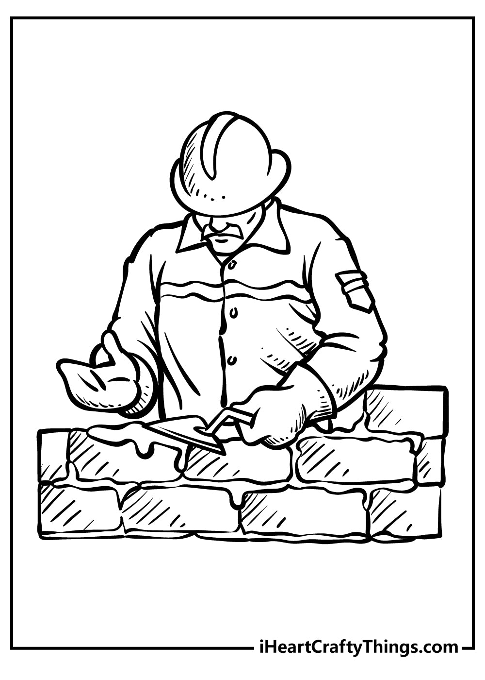 Construction Coloring Book - 15 pages