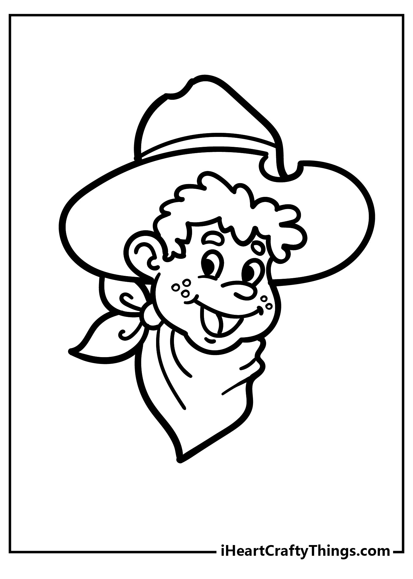 Cowboy Coloring Book - 15 pages