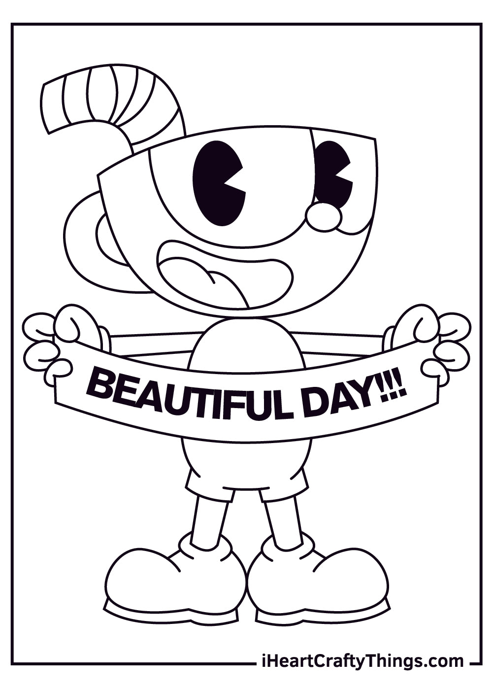 Cuphead Coloring Book - 15 pages