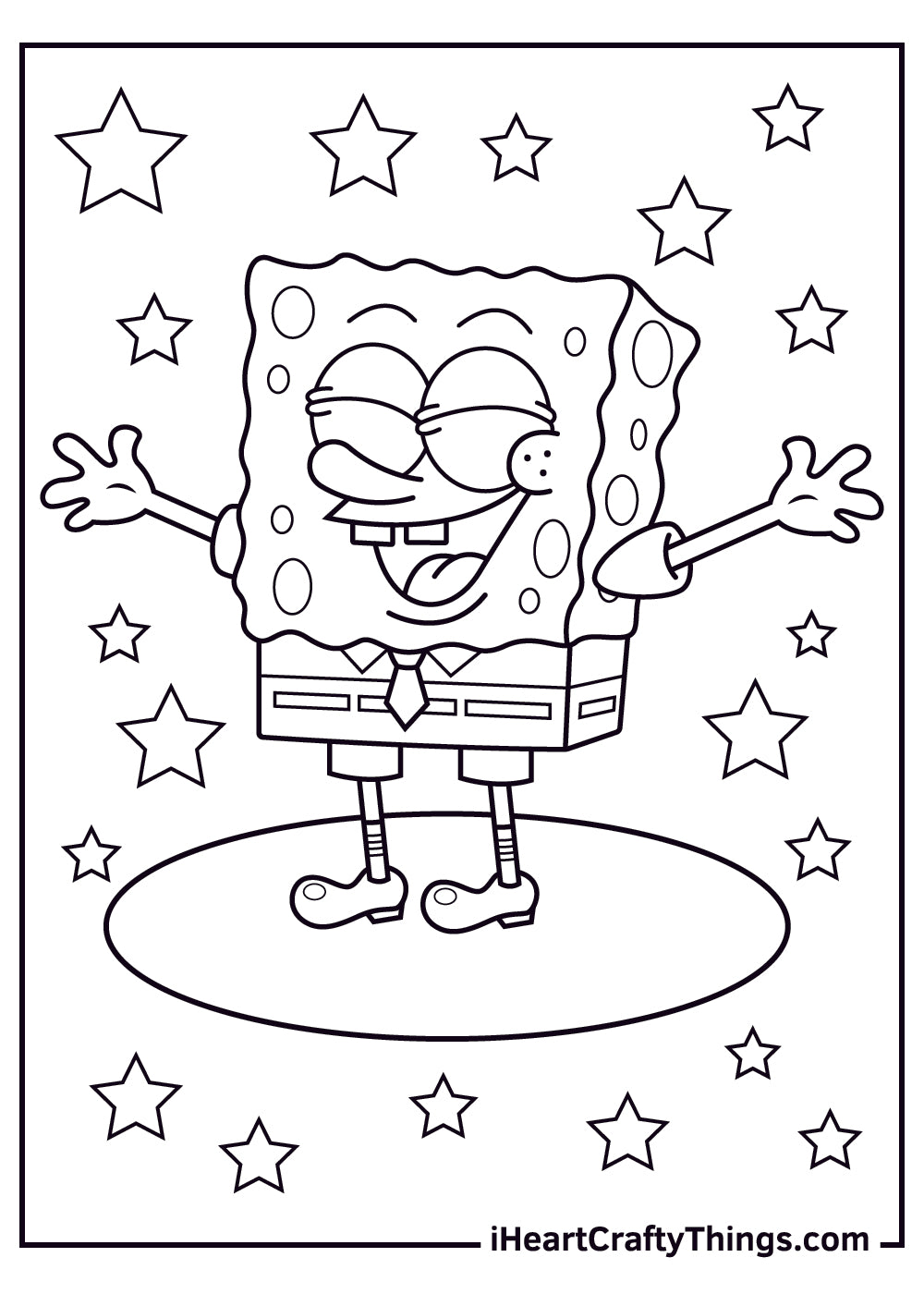 Spongebob Coloring Book - 20 pages