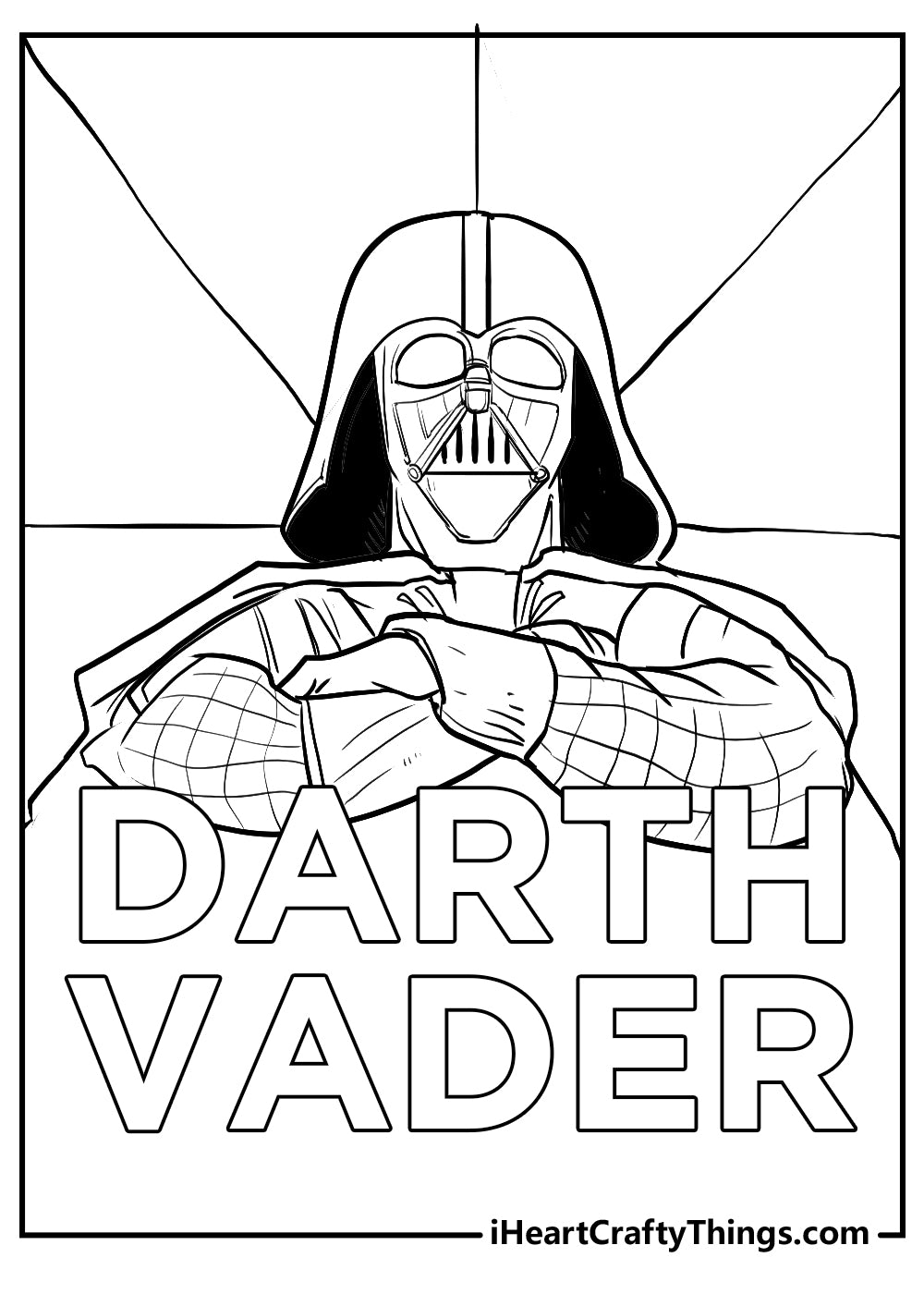 Darth Vader Coloring Book - 15 pages