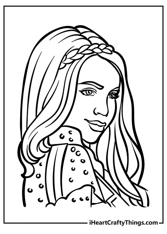 Descendants Coloring Book - 30 pages