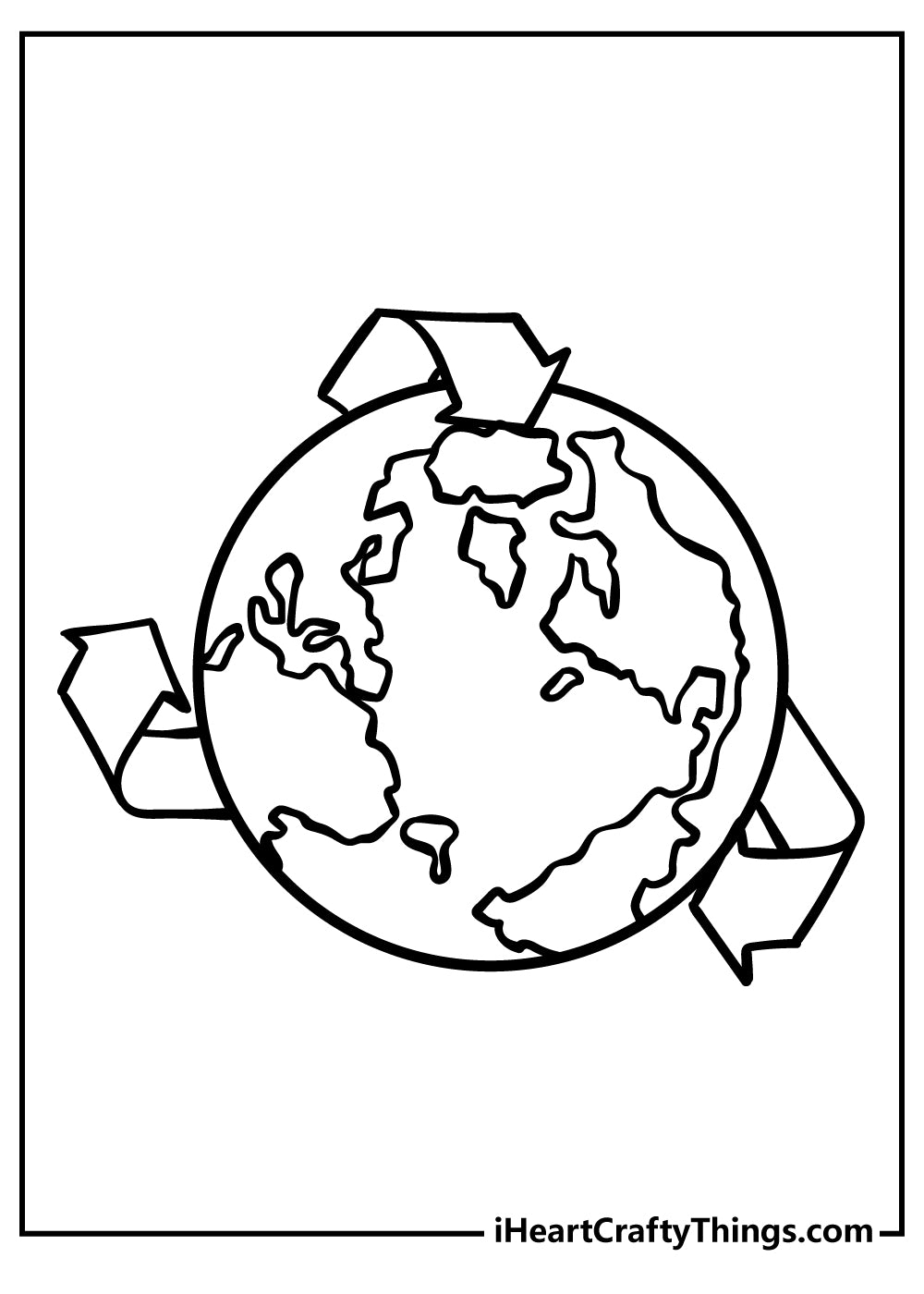 Earth Coloring Book - 20 pages