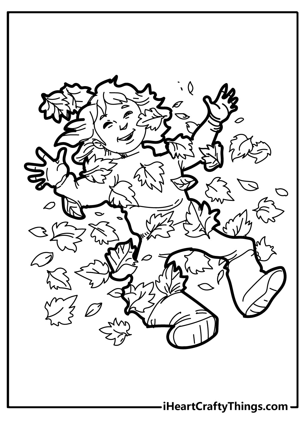 Fall Colorimng Fall Coloring Book - 47 pages – I Heart Crafty Things