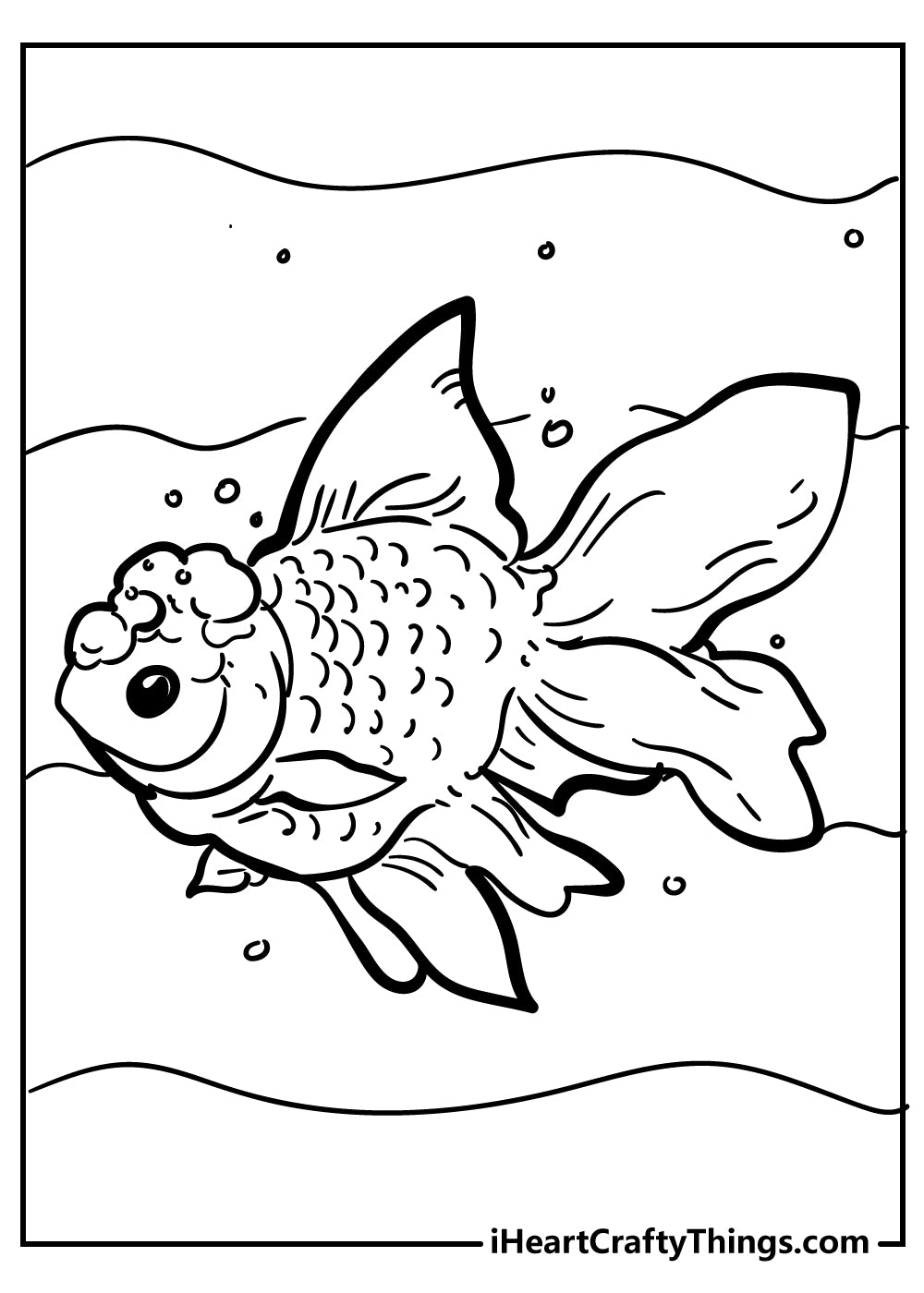 Fish Coloring Book - 35 pages