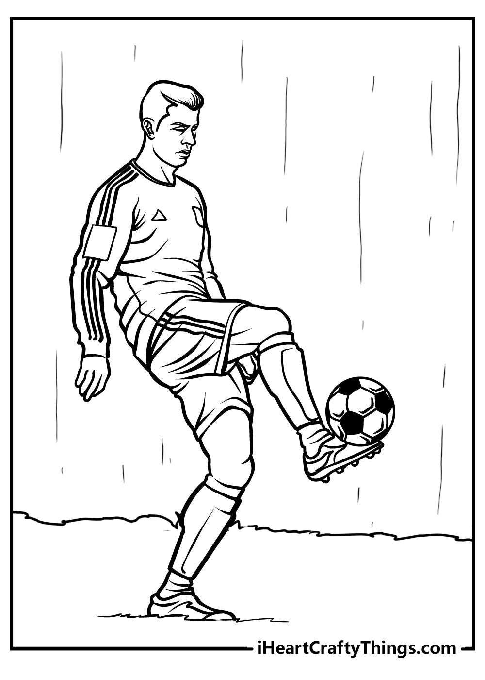 Football Coloring Book - 30 pages