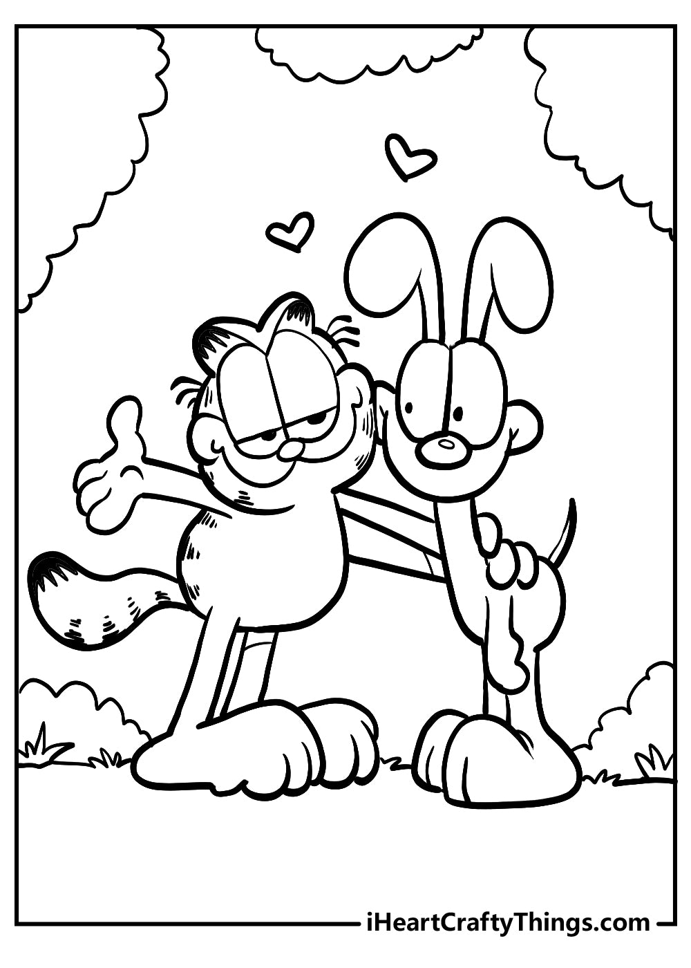 Garfield Coloring Book - 15 pages