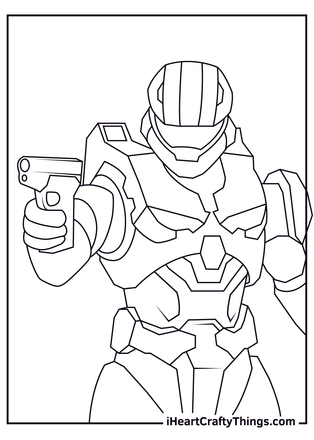 Halo Coloring Book - 15 pages