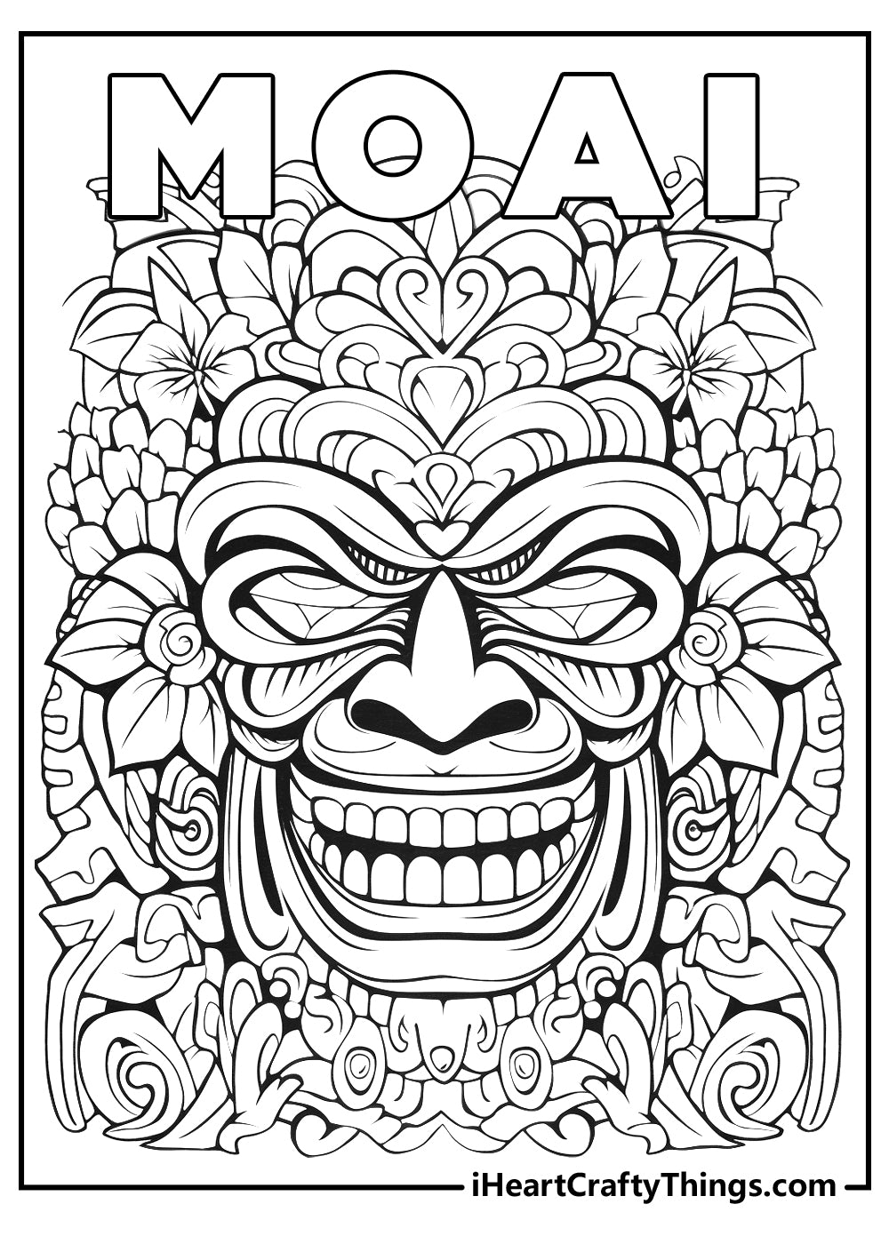 Hawaii Coloring Book - 15 pages