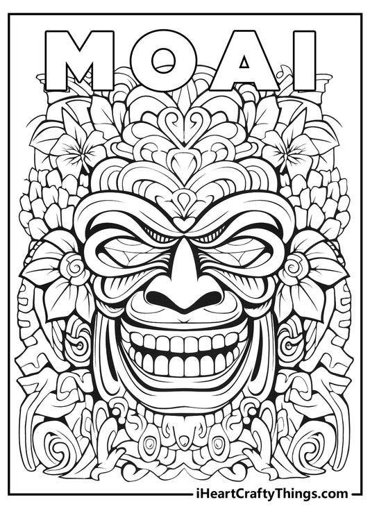 Hawaii Coloring Book - 15 pages