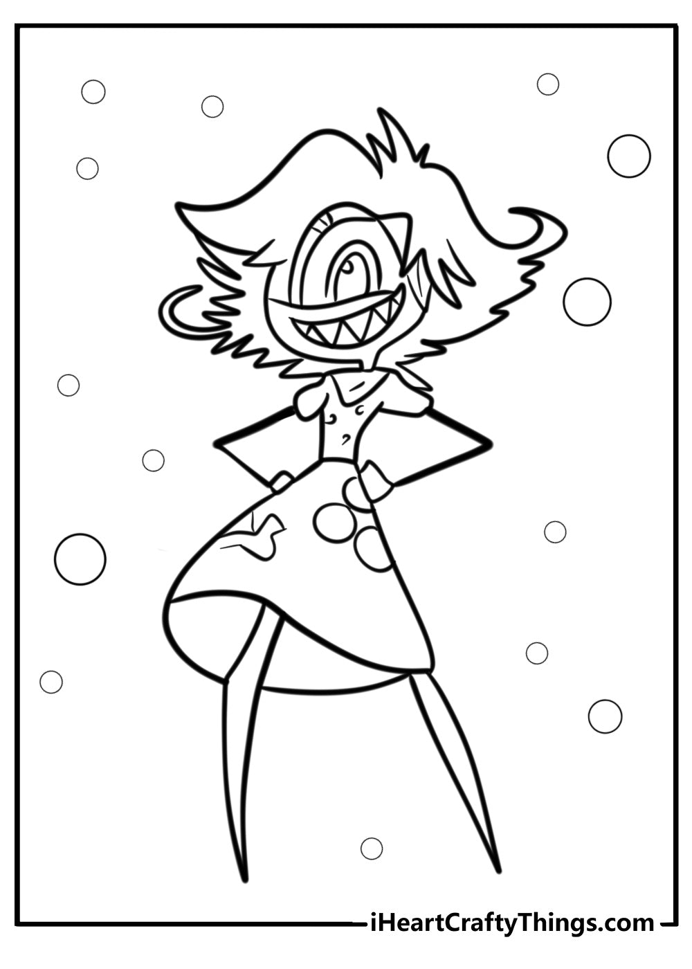 Hazbin Hotel Coloring Book - 26 pages