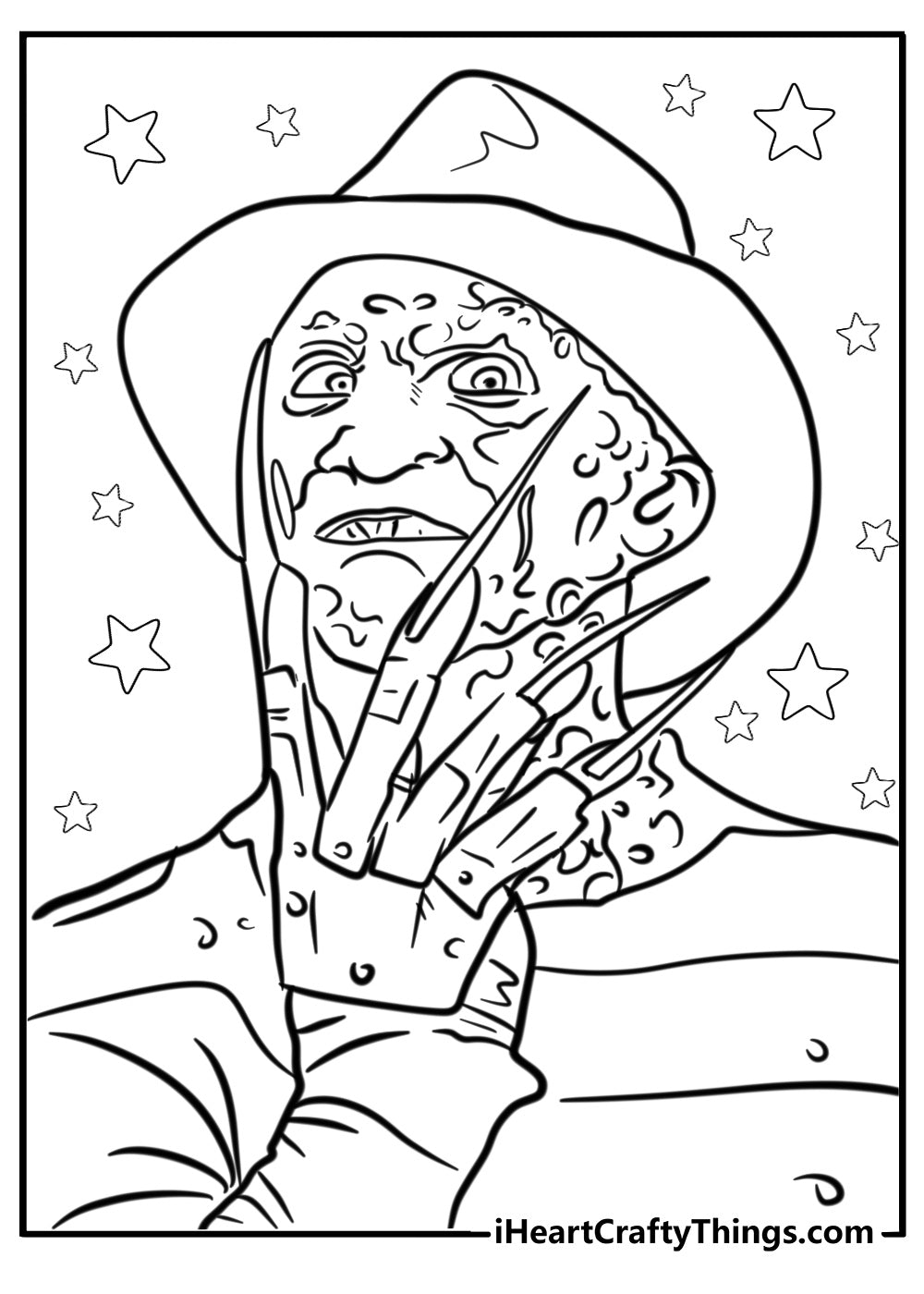 Horror Coloring Book - 25 pages