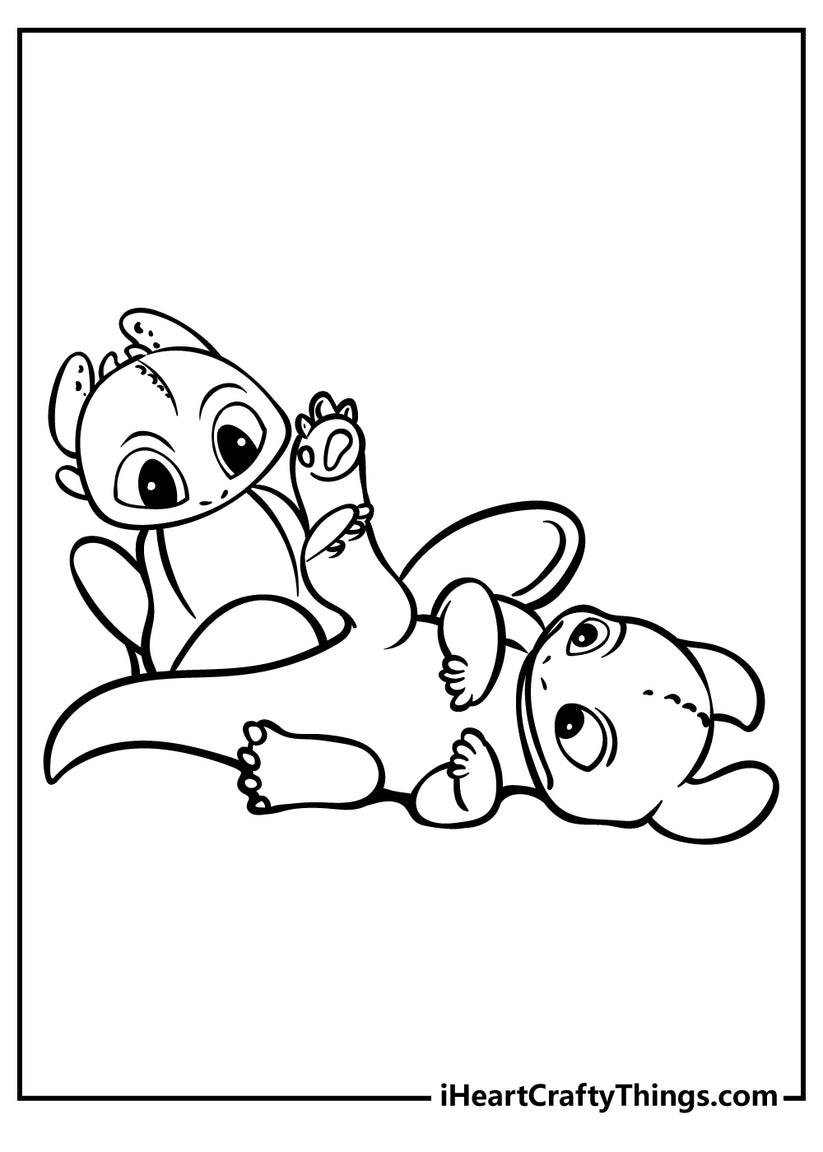 How To Train Your Dragon Coloring Book - 20 pages – I Heart Crafty Things