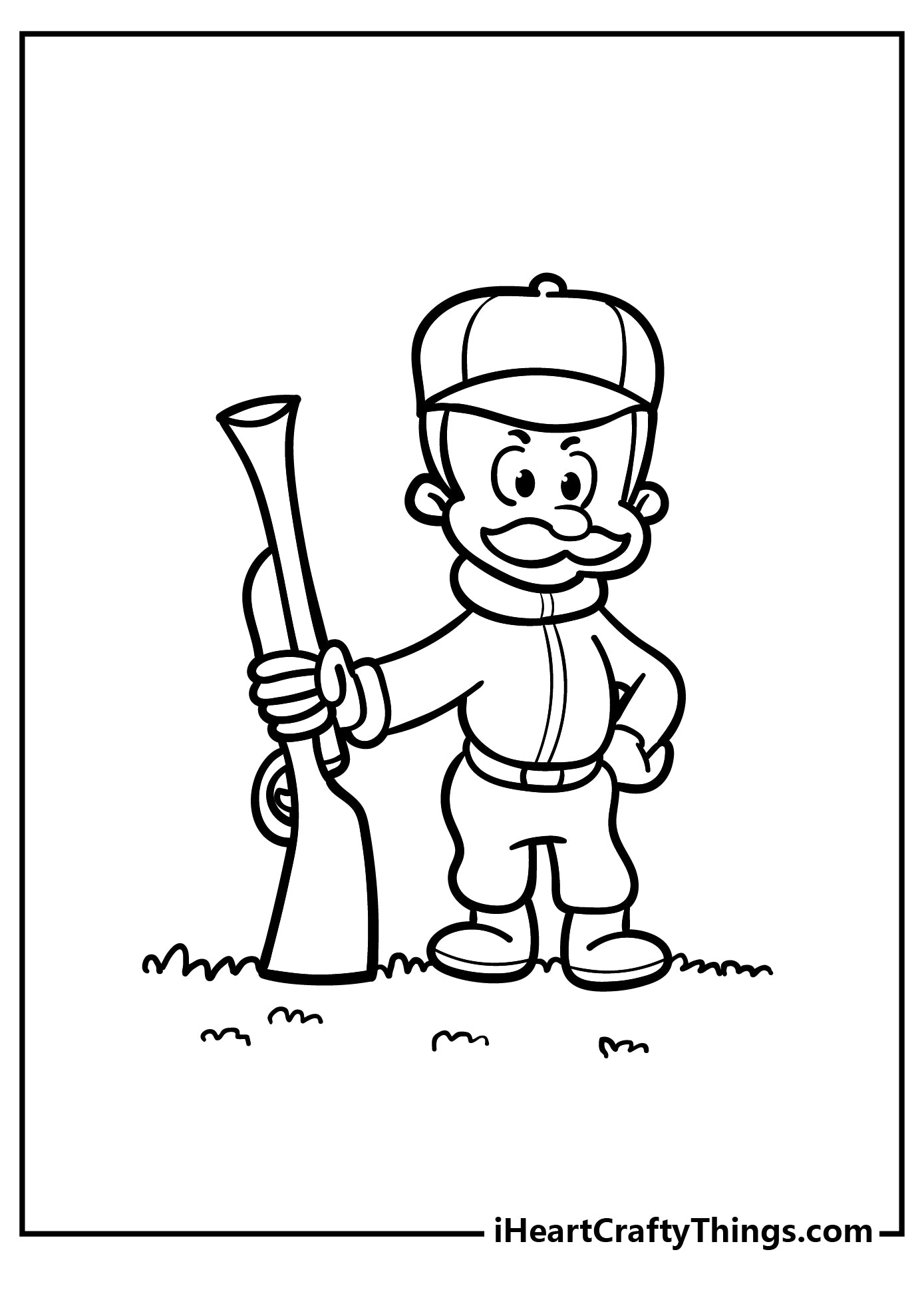 Hunting Coloring Book - 15 pages – I Heart Crafty Things