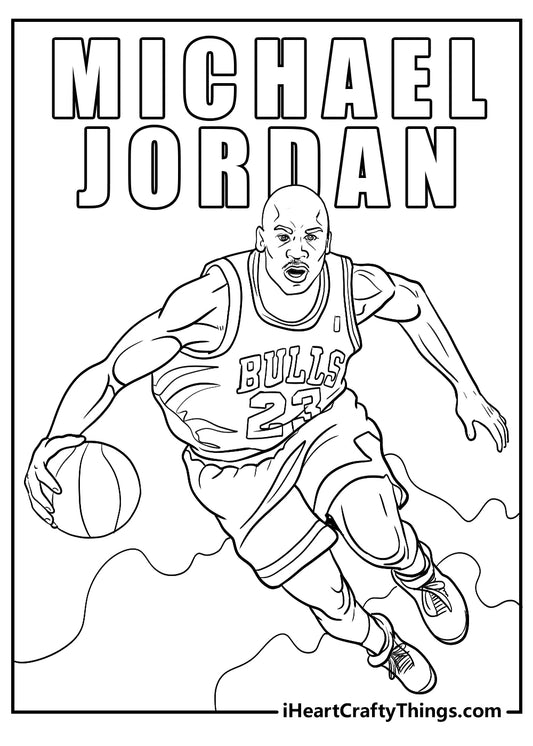 Jordan Coloring Book - 15 pages