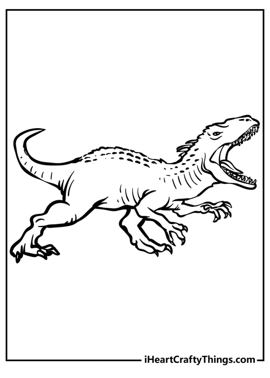 Jurassic World Coloring Book - 20 pages