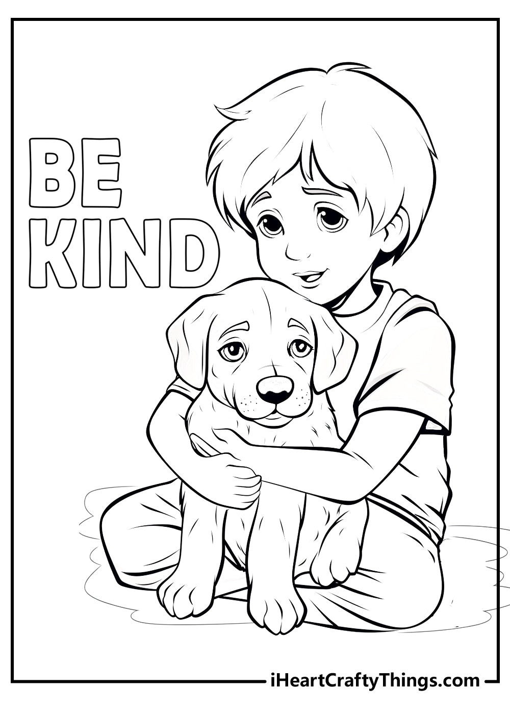 Kindness Coloring Book - 15 pages