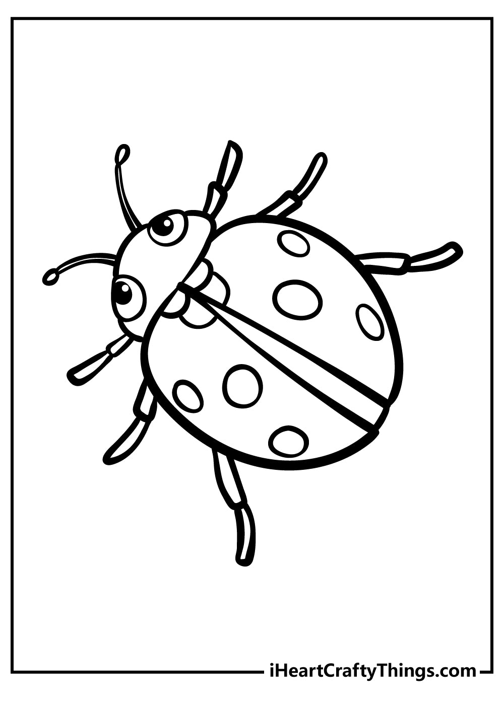 Ladybug Coloring Book - 15 pages