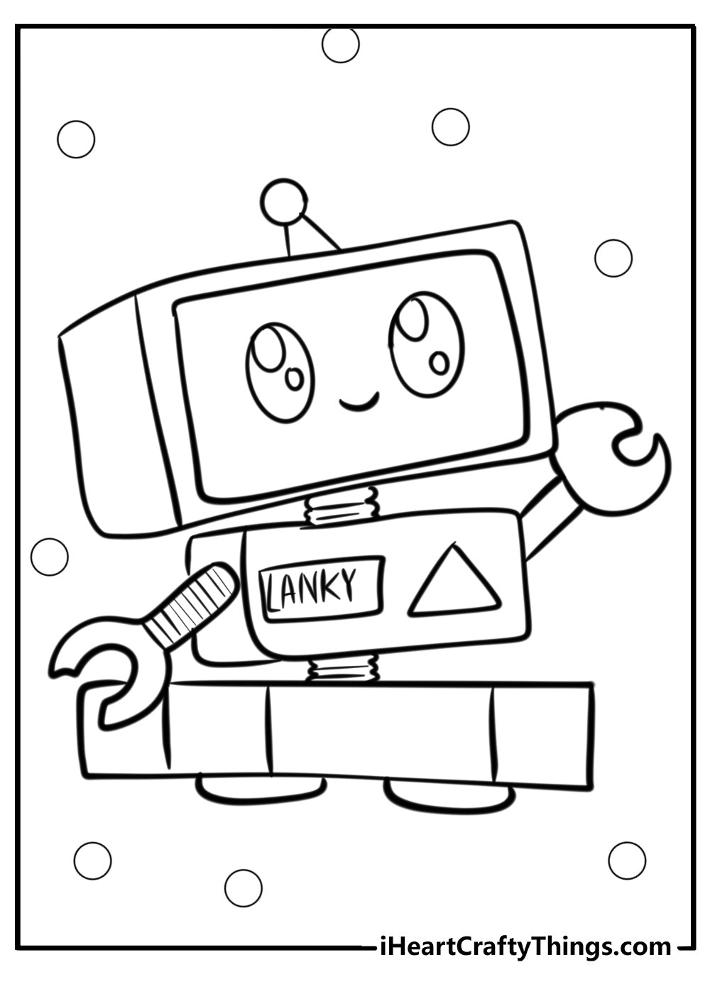 LankyBox Coloring Book - 20 pages