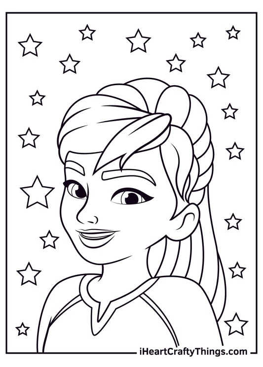 LEGO Friends Coloring Book - 15 pages