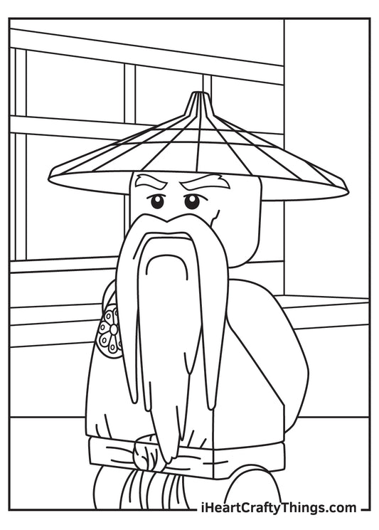 Lego Ninjago Coloring Book - 15 pages